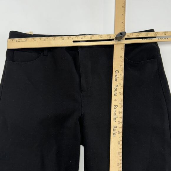 L'Agence Pants‎ Womens 30 Black Gigi Ponte Ankle Crop Trousers Career - Picture 7 of 9